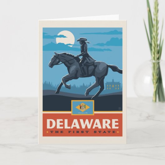 Carte Fierté de l'État | Delaware 2 (Devant)