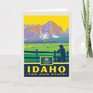 Carte Fierté de l'État Idaho