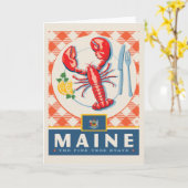 Carte Fierté de l'État | Maine (Fleur jaune)