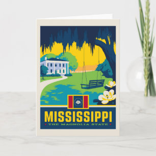 Carte Fierté de l'État Mississippi