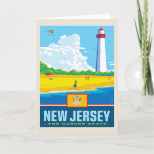 Carte Fierté de l'État New Jersey