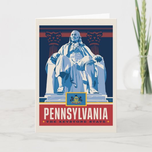 Carte Fierté de l'État | Pennsylvanie (Devant)