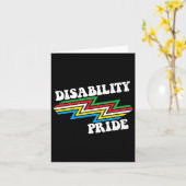 Carte Fierté d'invalidité Mois Sensibilisation Handicap  (Fleur jaune)