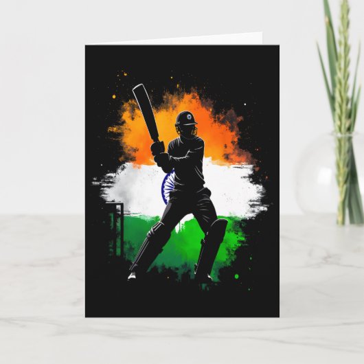 Carte Fierté du cricket indien Tter (Devant)