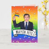 Carte Fierté du maire Pete (Fleur jaune)
