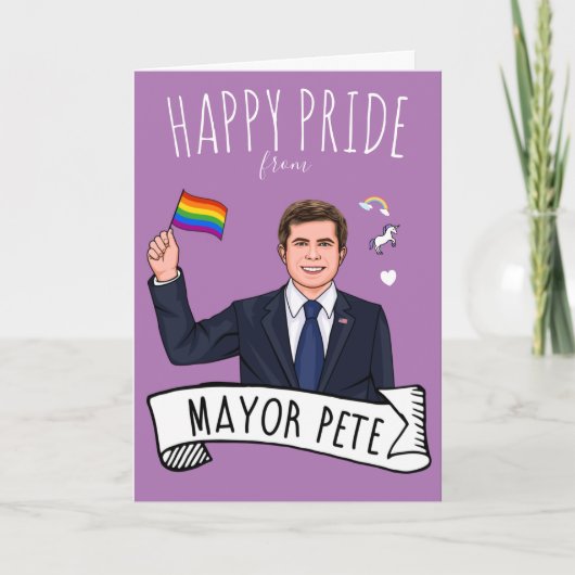 Carte Fierté du maire Pete (Devant)