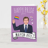 Carte Fierté du maire Pete (Fleur jaune)