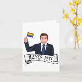 Carte Fierté du maire Pete (Fleur jaune)