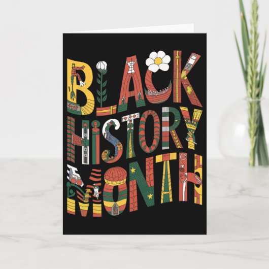Carte Fierté du Mois de l'histoire des Noirs _1 (Devant)