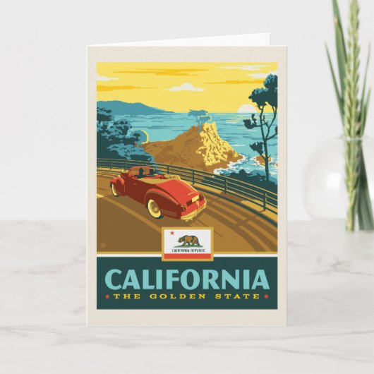 Carte Fierté | la Californie 2 d'état (Devant)