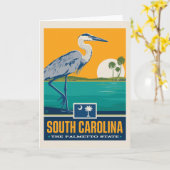 Carte Fierté | la Caroline du Sud d'état (Fleur jaune)