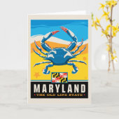 Carte Fierté | le Maryland d'état (Fleur jaune)