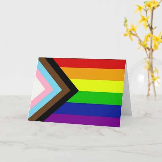 Carte Fierté LGBTQ+ (Fleur jaune)