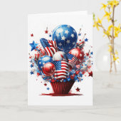 Carte Fierté patriotique (Fleur jaune)