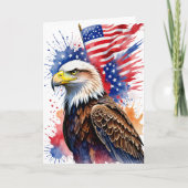 Carte Fierté patriotique : une célébration de la liberté (Devant)