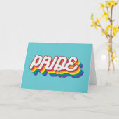 Carte fierté | Style des années 70 (Fleur jaune)