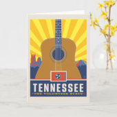 Carte Fierté | Tennessee 2 d'état (Fleur jaune)