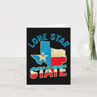 Carte Fierté Usa Patriot Lone Star État Texas Indépendan