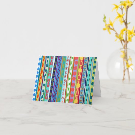 Carte Fiesta Blank Note (Fleur jaune)