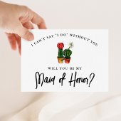 Carte Fiesta Cactus Maid of Honor