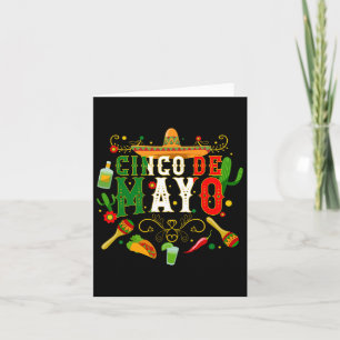Carte Fiesta Cinco De Mayo T Chemises Hommes Femmes Taco
