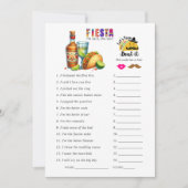 Carte Fiesta "Il A Dit, Elle A Dit" Fête des mariées Jeu (Devant)