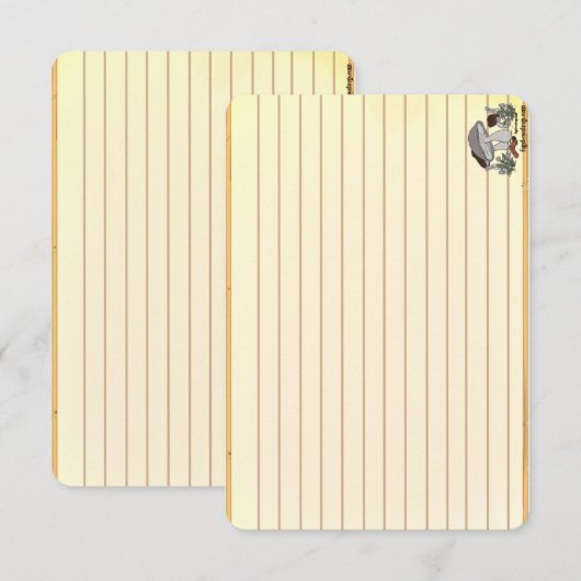 Carte Figdewdrop caterpillar & mushroom recipe notecards (Devant / Derrière)