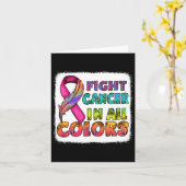 Carte Fight Cancer (Fleur jaune)