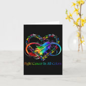 Carte Fight Cancer (Fleur jaune)