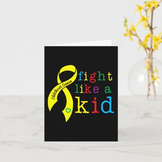 Carte Fight Like (Fleur jaune)