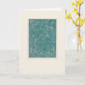 Carte Figure avec couronne tombée (Fleur jaune)