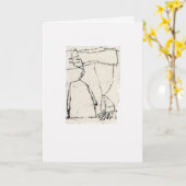 Carte Figure avec le tombeau et la couronne (Fleur jaune)