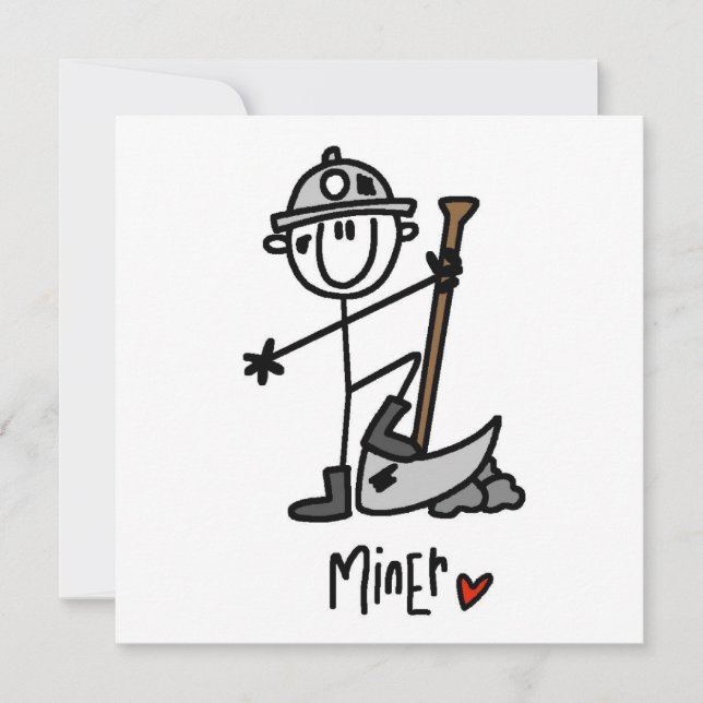 Carte Figure de l'étiquette du mineur (Devant)