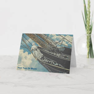 Carte Figure de proue de la barque Elissa