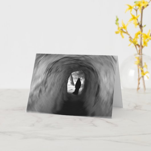 Carte Figure ombragée dans un tunnel à longue traînée (Fleur jaune)