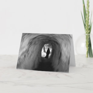 Carte Figure ombragée dans un tunnel à longue traînée
