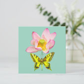 Carte figure papillon machaon (Debout devant)