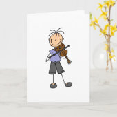 Carte Figure Stick Fiddle (Fleur jaune)