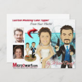 Carte Figurines mariages (Devant / Derrière)