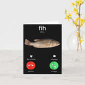 Carte Fih Appel Rappel Message Refuser Accepter Téléphon (Fleur jaune)