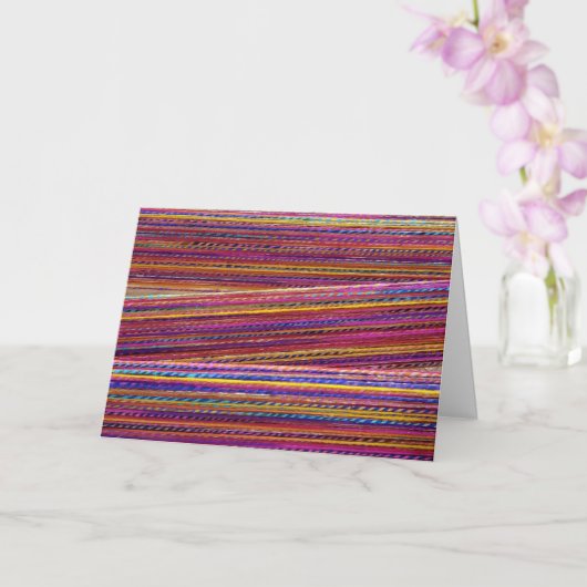 Carte Fil coloré (Orchidée)