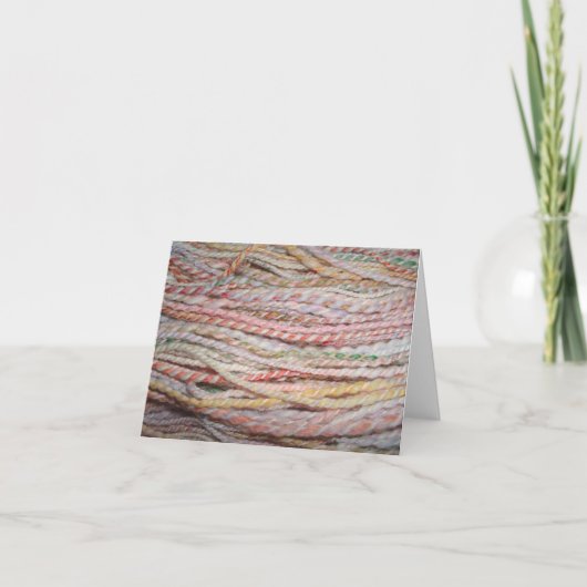 Carte fil en rose (Devant)