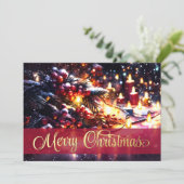 Carte Filière d'hiver Berries illuminations (Debout devant)