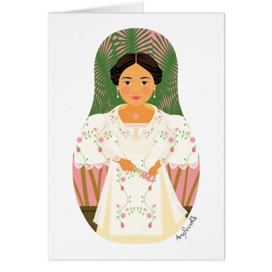 Carte Filipina Matryoshka (Devant)