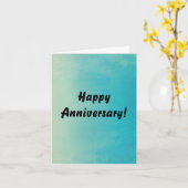 Carte Fill in The Blank Anniversary (Fleur jaune)