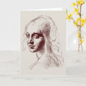 Carte fille (Fleur jaune)