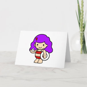 Carte Fille 2 de maître nageur