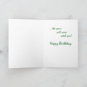 Carte Fille, 50e anniversaire Puppy Running (Intérieur)