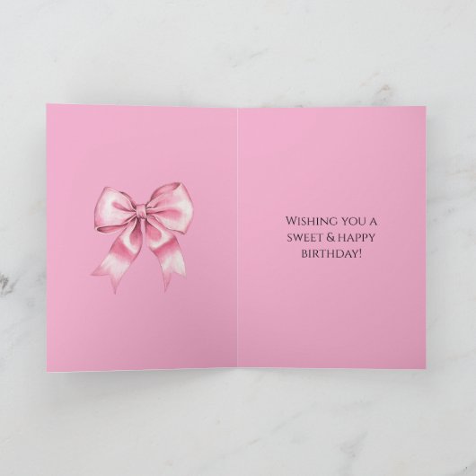 Carte Fille À Cheval Anniversaire (Intérieur)