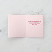 Carte Fille Afro-Américaine Chiot Mignon Saint-Valentin (Intérieur)